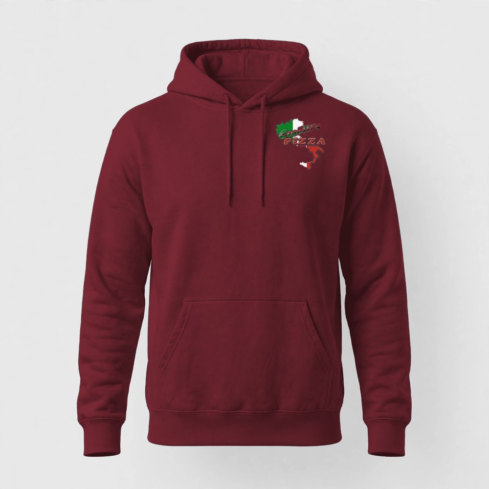 Logo Hoodie product photo — Maroon — front