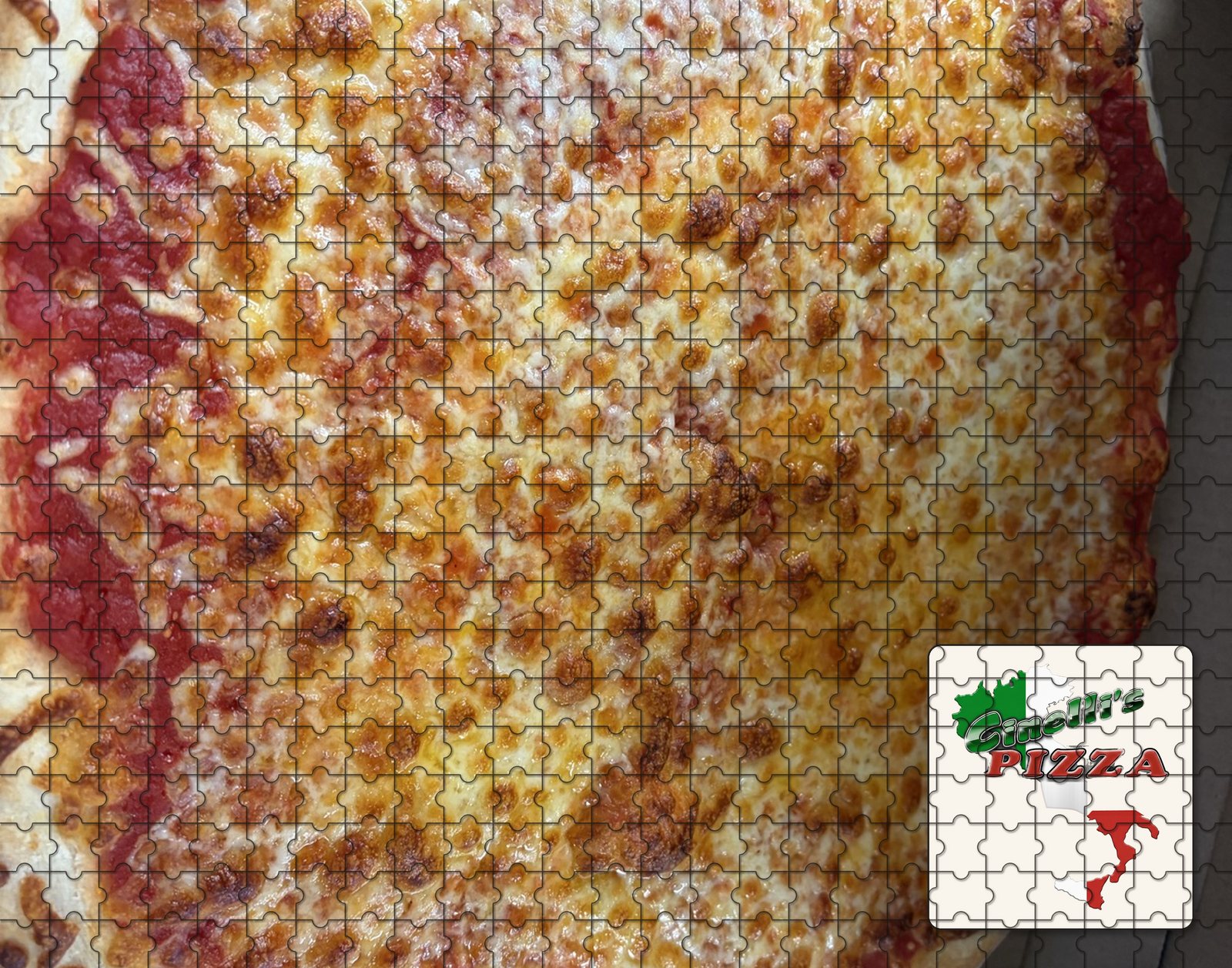 Pizza Jigsaw Puzzle with Tin product photo — 500 pieces